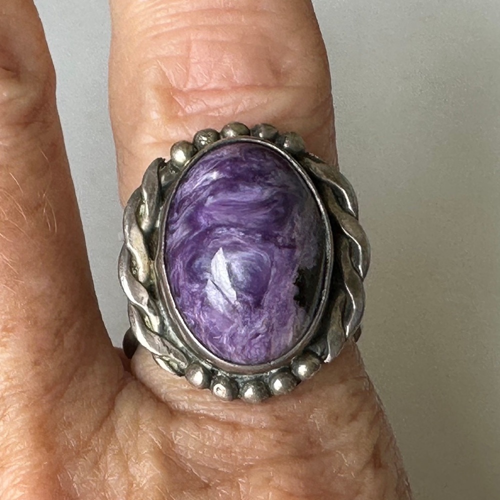 Charoite Ring - image 7